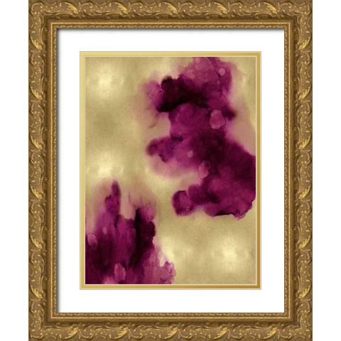 Entice I Gold Ornate Wood Framed Art Print with Double Matting by Mitchell, Lauren