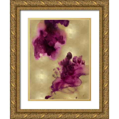 Entice II Gold Ornate Wood Framed Art Print with Double Matting by Mitchell, Lauren