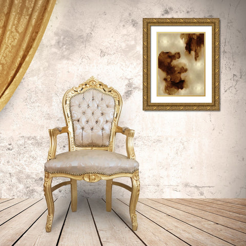 Entice in Bronze Gold Ornate Wood Framed Art Print with Double Matting by Mitchell, Lauren