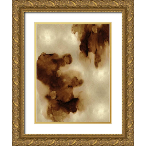 Entice in Bronze Gold Ornate Wood Framed Art Print with Double Matting by Mitchell, Lauren