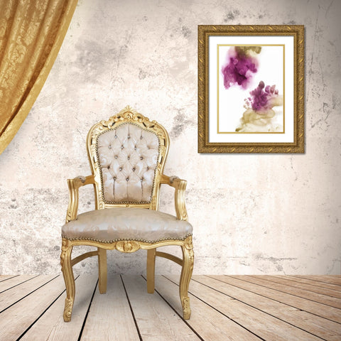 Tempting Gold Ornate Wood Framed Art Print with Double Matting by Mitchell, Lauren