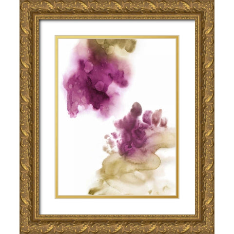 Tempting Gold Ornate Wood Framed Art Print with Double Matting by Mitchell, Lauren