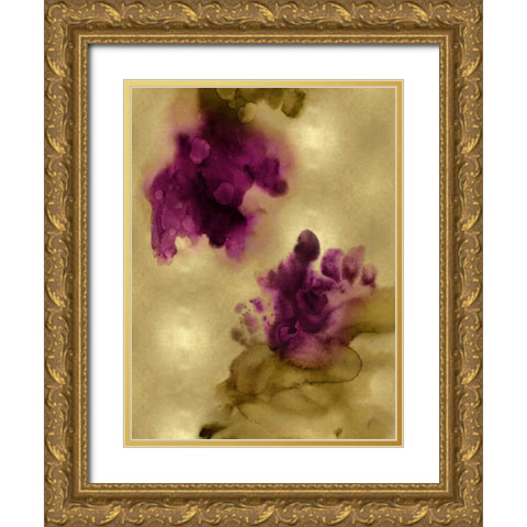 Tempting in Gold Gold Ornate Wood Framed Art Print with Double Matting by Mitchell, Lauren