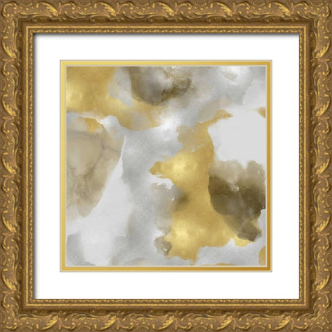 Whisper in Gold I Gold Ornate Wood Framed Art Print with Double Matting by Mitchell, Lauren