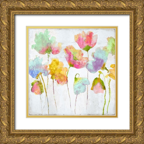 A Gathering of Friends I Gold Ornate Wood Framed Art Print with Double Matting by Austin, Vanessa