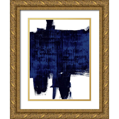 Mignight Ramblin I Gold Ornate Wood Framed Art Print with Double Matting by Wise, Alex