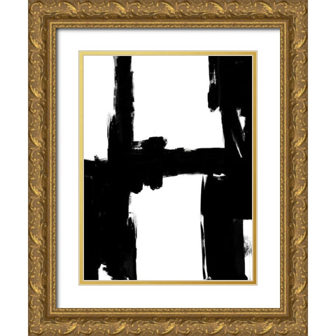 Structured II Gold Ornate Wood Framed Art Print with Double Matting by Wise, Alex