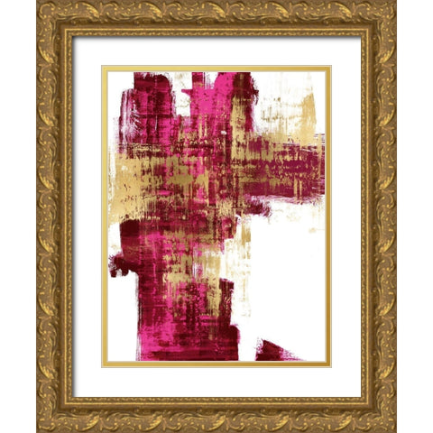 Dynamic I Gold Ornate Wood Framed Art Print with Double Matting by Wise, Alex