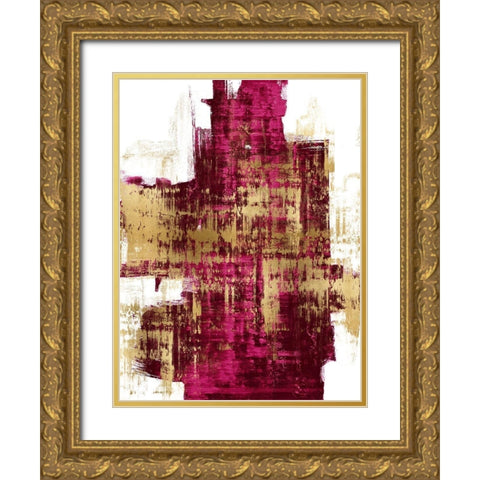 Dynamic II Gold Ornate Wood Framed Art Print with Double Matting by Wise, Alex