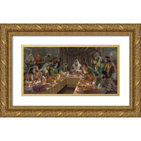 The Covenant Gold Ornate Wood Framed Art Print with Double Matting by Seward, James