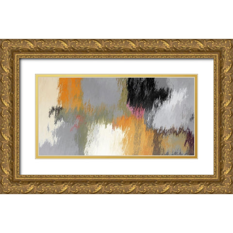 Color Blend II Gold Ornate Wood Framed Art Print with Double Matting by Bolokofsky, Ronald