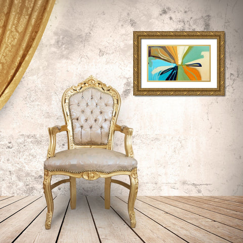Evolving IV Gold Ornate Wood Framed Art Print with Double Matting by Bolokofsky, Ronald