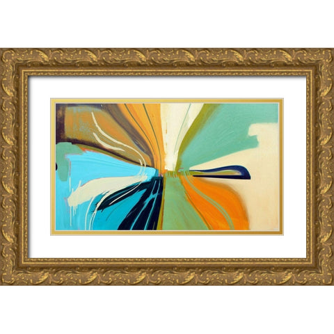 Evolving IV Gold Ornate Wood Framed Art Print with Double Matting by Bolokofsky, Ronald