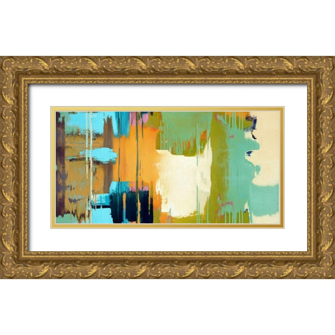 Forging Ahead III Gold Ornate Wood Framed Art Print with Double Matting by Bolokofsky, Ronald