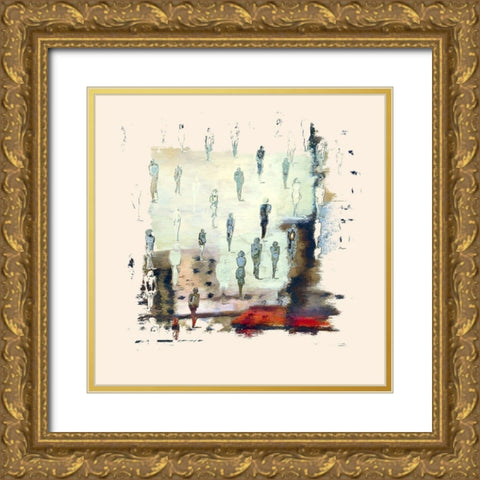 People and Places Gold Ornate Wood Framed Art Print with Double Matting by Bolokofsky, Ronald