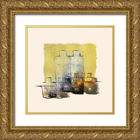 Five More Jugs Gold Ornate Wood Framed Art Print with Double Matting by Bolokofsky, Ronald