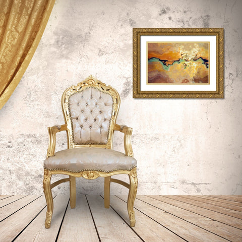 Desert Storm I Gold Ornate Wood Framed Art Print with Double Matting by Bolokofsky, Ronald