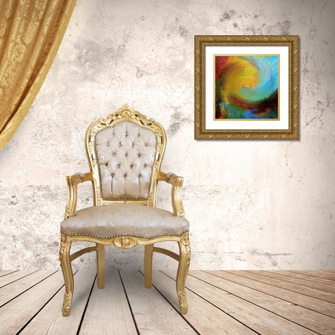 Pipeline II Gold Ornate Wood Framed Art Print with Double Matting by Bolokofsky, Ronald