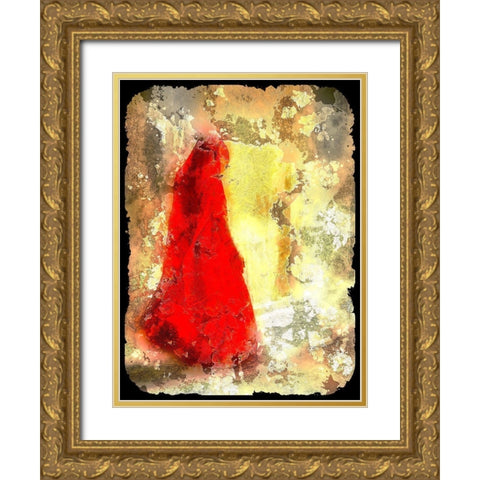 Red Hood II Gold Ornate Wood Framed Art Print with Double Matting by Bolokofsky, Ronald