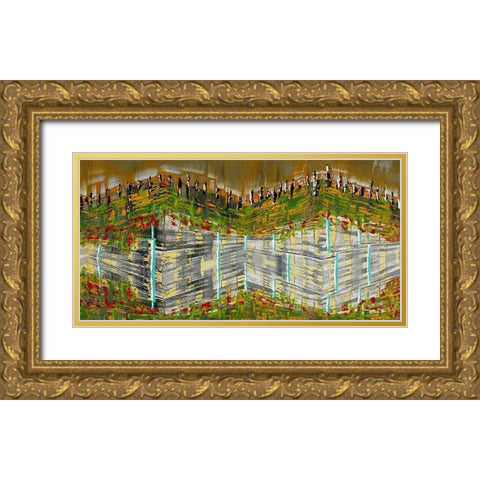Night At the Opera Gold Ornate Wood Framed Art Print with Double Matting by Bolokofsky, Ronald
