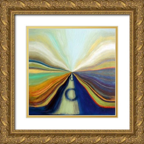 At the Speed of Light II Gold Ornate Wood Framed Art Print with Double Matting by Bolokofsky, Ronald