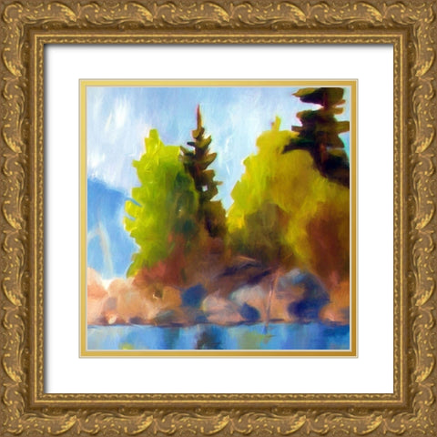 The Wilderness I Gold Ornate Wood Framed Art Print with Double Matting by Bolokofsky, Ronald