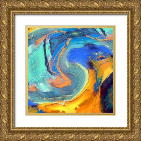 Voluted I Gold Ornate Wood Framed Art Print with Double Matting by Bolokofsky, Ronald