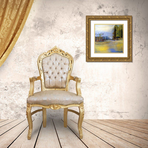 Vista Panorama II Gold Ornate Wood Framed Art Print with Double Matting by Bolokofsky, Ronald