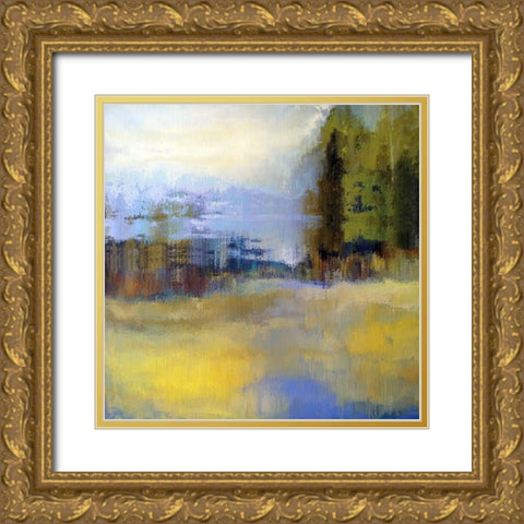 Vista Panorama II Gold Ornate Wood Framed Art Print with Double Matting by Bolokofsky, Ronald