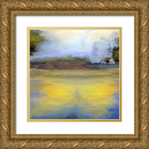 Vista Panorama III Gold Ornate Wood Framed Art Print with Double Matting by Bolokofsky, Ronald