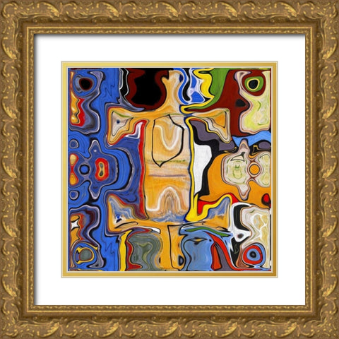 Displacement I Gold Ornate Wood Framed Art Print with Double Matting by Bolokofsky, Ronald