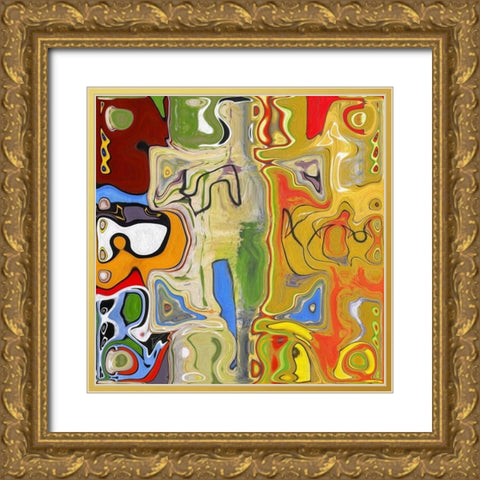 Displacement II Gold Ornate Wood Framed Art Print with Double Matting by Bolokofsky, Ronald