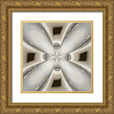 Pattern II Gold Ornate Wood Framed Art Print with Double Matting by Bolokofsky, Ronald