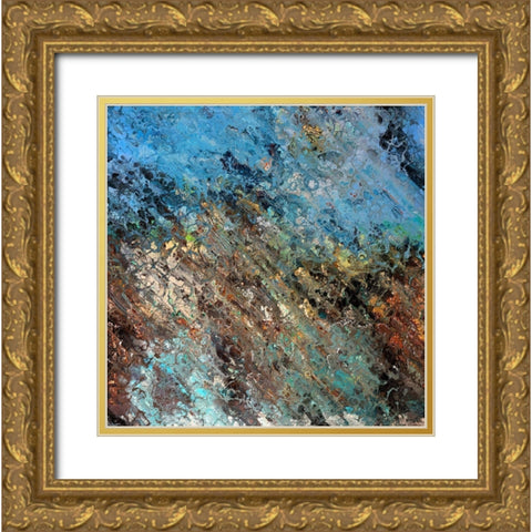 A Million Poimts of Light Gold Ornate Wood Framed Art Print with Double Matting by Bolokofsky, Ronald