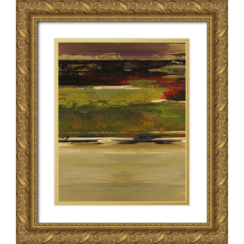 Across the Pond II Gold Ornate Wood Framed Art Print with Double Matting by Bolokofsky, Ronald