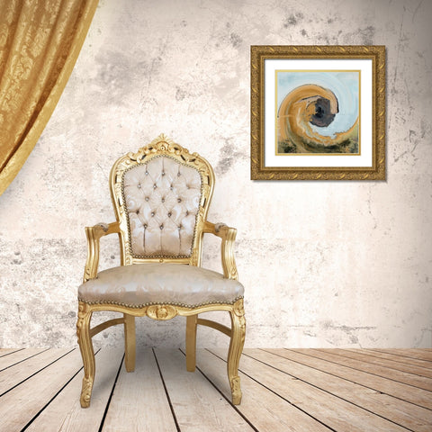 Boulder I Gold Ornate Wood Framed Art Print with Double Matting by Bolokofsky, Ronald