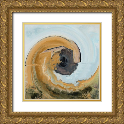 Boulder I Gold Ornate Wood Framed Art Print with Double Matting by Bolokofsky, Ronald