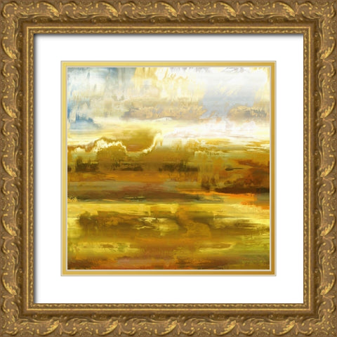 Open Fields II Gold Ornate Wood Framed Art Print with Double Matting by Bolokofsky, Ronald