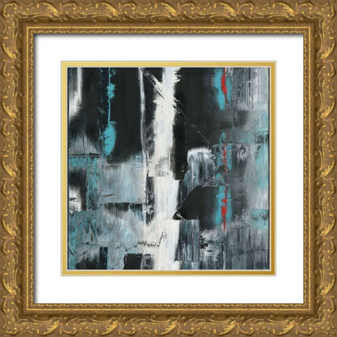 Cubed Gold Ornate Wood Framed Art Print with Double Matting by Bolokofsky, Ronald