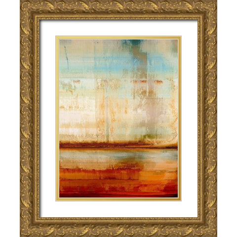 Desert II Gold Ornate Wood Framed Art Print with Double Matting by Bolokofsky, Ronald