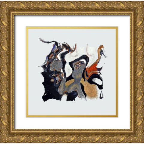 Enchanted Forest IV Gold Ornate Wood Framed Art Print with Double Matting by Bolokofsky, Ronald