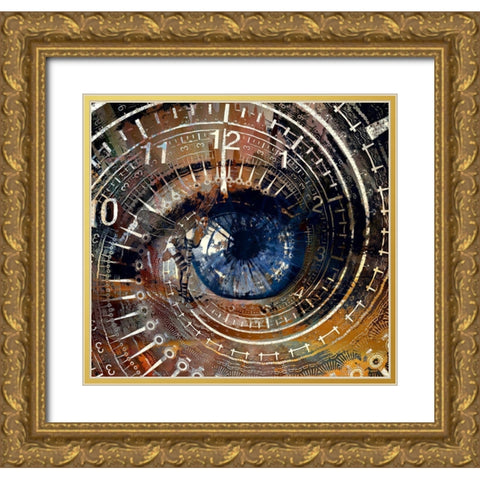 Focus In Gold Ornate Wood Framed Art Print with Double Matting by Bolokofsky, Ronald