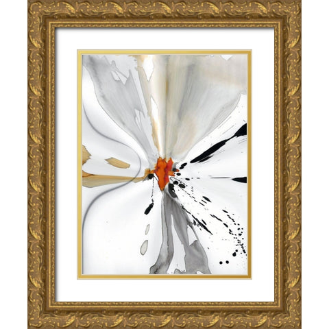 Ink Spot I Gold Ornate Wood Framed Art Print with Double Matting by Bolokofsky, Ronald