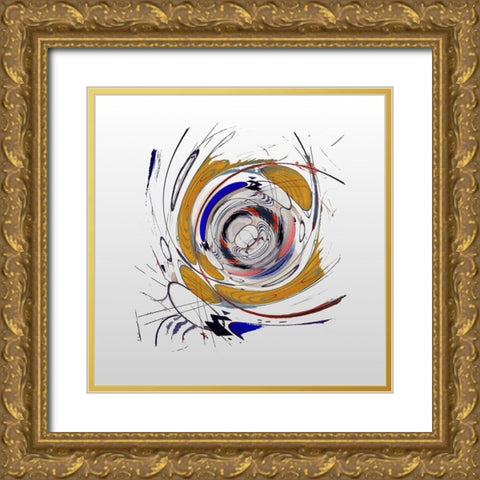 Interstellar II Gold Ornate Wood Framed Art Print with Double Matting by Bolokofsky, Ronald