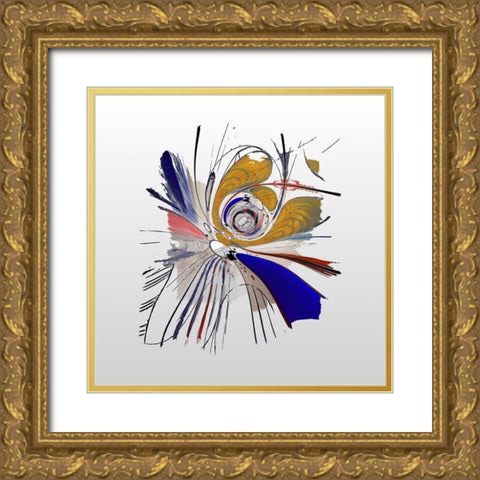 Interstellar IV  Gold Ornate Wood Framed Art Print with Double Matting by Bolokofsky, Ronald