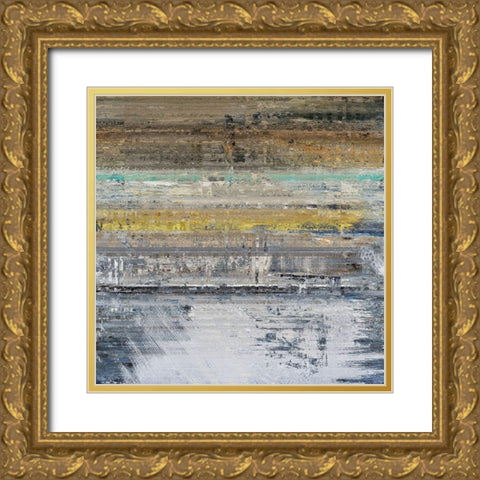 Layers I Gold Ornate Wood Framed Art Print with Double Matting by Bolokofsky, Ronald