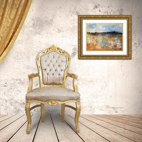 Out West Gold Ornate Wood Framed Art Print with Double Matting by Bolokofsky, Ronald