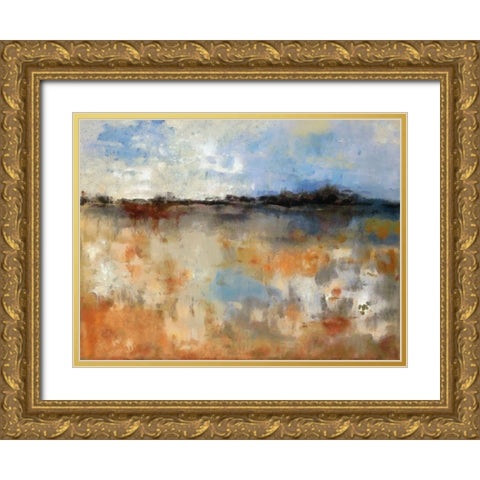 Out West Gold Ornate Wood Framed Art Print with Double Matting by Bolokofsky, Ronald
