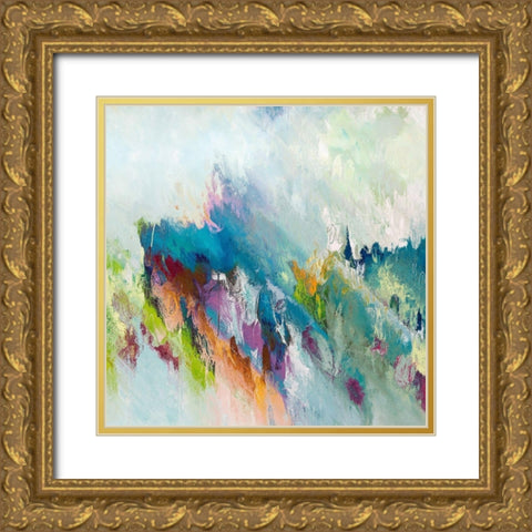 Purple Heart I Gold Ornate Wood Framed Art Print with Double Matting by Bolokofsky, Ronald