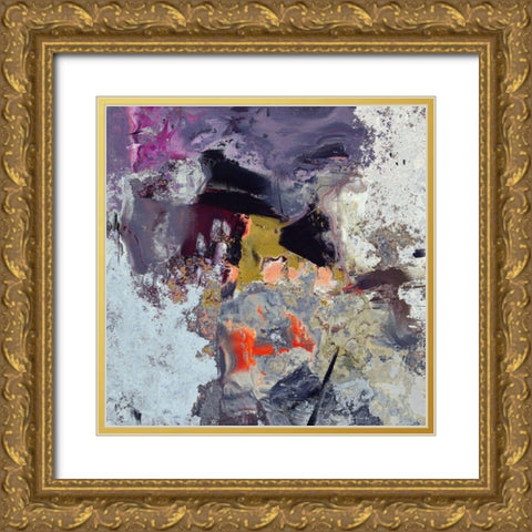 Purple Matter I Gold Ornate Wood Framed Art Print with Double Matting by Bolokofsky, Ronald